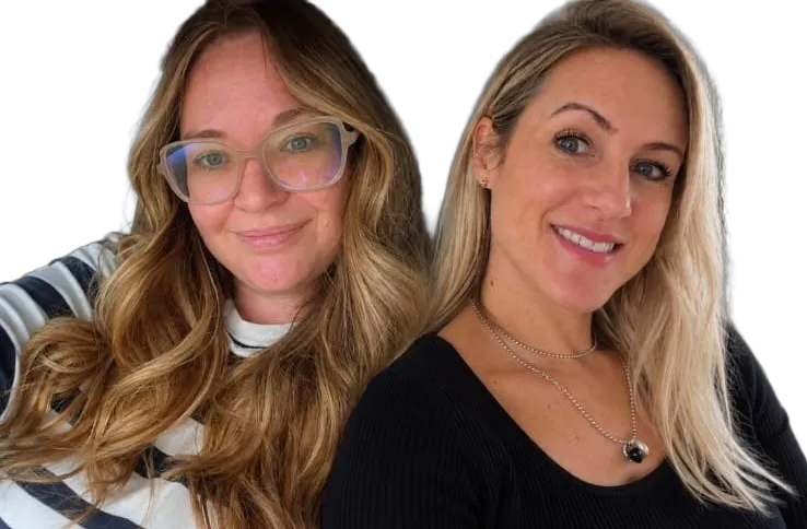 Amy-Lou and Marie, co-founders of Talent, Neat